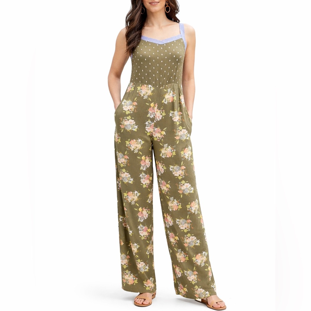 Matilda Jane Lets Go Together Work of Art Jumpsuit XS